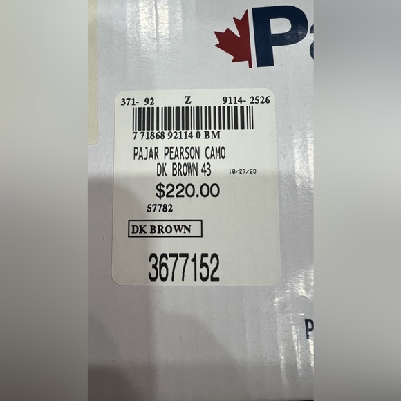 Pajar Pearson-Boot 🤎Camo Military Brown 🖤Size 43/10 - Picture 16 of 16